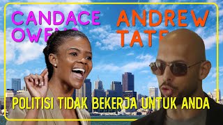 ANDREW TATE  CANDACE OWENS Barat Akan Runtuh [upl. by Nanci360]