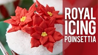 How to Pipe a Poinsettia Flower [upl. by Asirb]