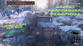 Alaska Hard mode gameplay Ep 9 snowrunner [upl. by Hamner]