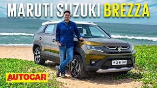 2022 Maruti Suzuki Brezza review  It sticks to the winning script  First Drive  Autocar India [upl. by Nivrae]