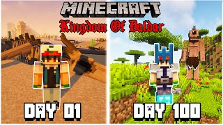 I Survived 100 Days in Kingdom Of Daldar MINECRAFT Hindi [upl. by Concha691]