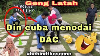 Din Latah cuba menodai DAC  behind the scene  Geng Latah fyp melatah fypシ opocotmelatah lawak [upl. by Karlik582]