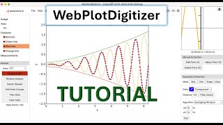 How to extract data from graphs and find equations using WebPlotDigitizer [upl. by Nap]