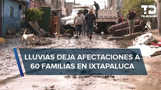 Lluvias colapsan drenaje en Ixtapaluca reportan inundaciones [upl. by Oskar373]