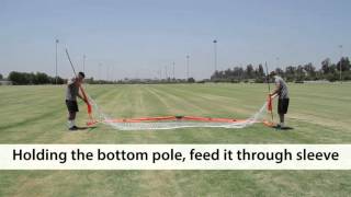 Bownet Soccer Goal 7x16 and 66X18 Set Up Video [upl. by Dnana]