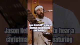 Jason Kelce is HYPE for Lane Johnson’s rendition of ‘Rudolph the Red Nosed Reindeer’ nfl christmas [upl. by Ahsienal17]