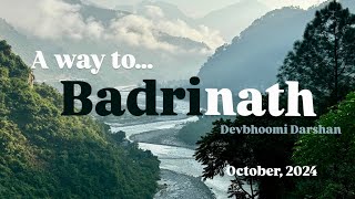 A WAY TO BADRINATH  DEVPRAYAG  RUDRAPRAYAG  ALAKANANDA  UTTARAKHAND chardham devbhoomi [upl. by Neelrahc692]