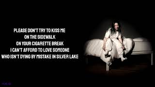 Billie Eilish  Xanny with LYRICS [upl. by Seligmann]