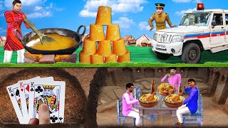 Lalchi Jaggery Wala Vs Police Underground Teen Patti Chicken Biryani Hindi Kahani New Moral Stories [upl. by Sugden]