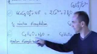 cours TS  solution  équilibrer une équation redox dichromate  éthanol [upl. by Seuqram]