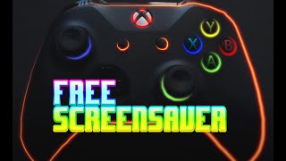 Xbox controll Screensaver light  4K ANIMATED WALLPAPER long  Wallpaper Engine SCREENSAVER [upl. by Gibbeon]