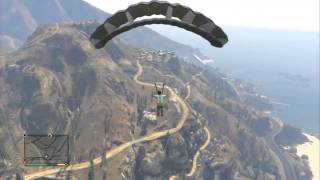 PARACAÍDAS EN GTA 5  Tirarse en paracaidas en GTA V [upl. by Vincentia]