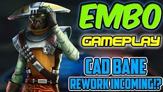 Embo Gameplay Unveiling Cad Bane Rework Incoming  Star Wars Galaxy of Heroes [upl. by Howie]