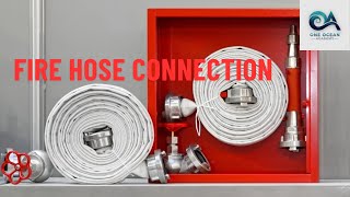 Fire Hose Connection including Supplied Extra parts [upl. by Hekker905]