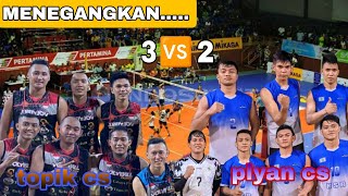 BOMBER LAMPUNG TOPIK CS 🆚 PIYAN CS VOLLYBALL BUMI RATU NUBAN [upl. by Onimixam321]