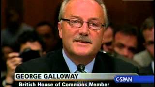 George Galloway Senate Testimony FULL [upl. by Sigsmond]