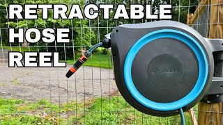 Gardena Retractable Hose Reel Review [upl. by Mundford]