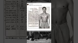 Bruce Lee Training Chart [upl. by Charlton165]