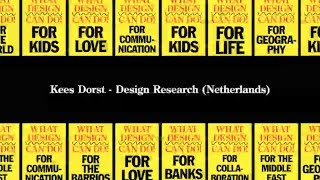 Kees Dorst  What Design Can Do 2012 [upl. by Ayim981]