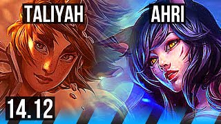 TALIYAH vs AHRI MID  Rank 5 Taliyah 404 Rank 25  TR Challenger  1412 [upl. by Nolyarg]