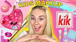 KIDS MAKEUP CHALLENGE 👧🏼💄 MAKIJAŻ KOSMETYKAMI DLA DZIECI Z KIK Vol1  Pattje [upl. by Yentrac]