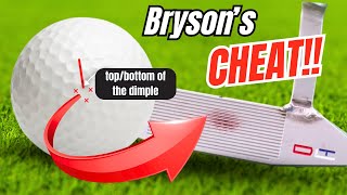 Brysons CHEAT METHOD is EYE OPENING to Putt like a TOUR PROWish I Knew This Sooner [upl. by Rabush]