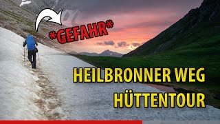 Heilbronner Weg 5 Tage in den Allgäuer Hochalpen  Doku  Hüttenwanderung auf 2600m [upl. by Bethena]