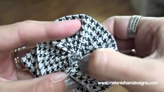 ♥♥ How To Make a Fast and Easy Fabric Flower ♥♥ [upl. by Barnard]