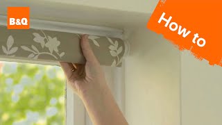 How to put up a roller blind [upl. by Alleris]