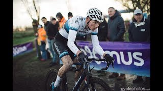 Highlights Cyclocross DVV Trofee Azencross Loenhout  Round 6 201718 Men Elite [upl. by Aihsei454]