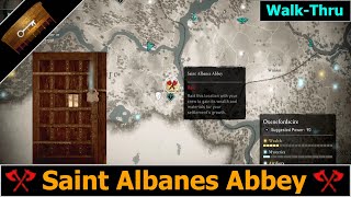 Saint Albanes Abbey Locked Door WalkThru Assassins Creed Valhalla [upl. by Nilad]