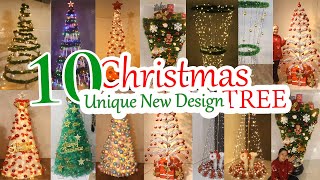 10 Unique New Design DIY Christmas Tree Decoration Ideas 2024 [upl. by Eilsek]