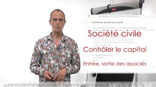 Société civile sci clause dagrément clause dinaliénabilité clause dexclusion Formation youtube [upl. by Fabron]