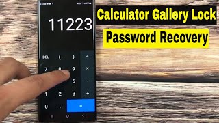 How to Recover Forgotten Password for Calculator Vault Gallery Lock App [upl. by Horsey962]