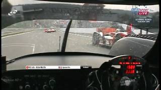 LMS 2010 Spa Francorchamps  Oliver Panis crash at Eau Rouge [upl. by Ieluuk]