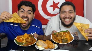 DÉGUSTATION DE NOTRE DÎNER DU RAMADAN 100 TUNISIEN  🇹🇳 😋 [upl. by Rednasyl]