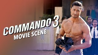 Explosive Action In London  Commando 3  Movie Scene  Vidyut Jammwal Adah Sharma Angira Dhar [upl. by Oaoj942]