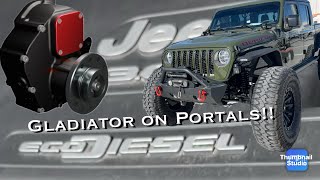 Jeep Gladiator Diesel on PORTALS [upl. by Telimay203]