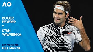 Roger Federer v Stan Wawrinka Full Match  Australian Open 2017 Semifinal [upl. by Rehtaeh]