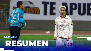 Resumen Universitario vs Ayacucho FC 10 LIGA1MOVISTARXGOLPERU AlientaDesdeCasa [upl. by Eahsram]