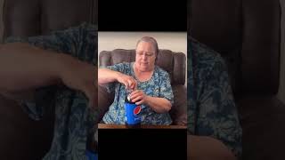 Grandpa testing cola mentos ytbshorts funnyvideo grandma [upl. by Letty]