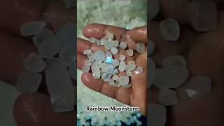 Rainbow moonstone😱 moonstone shortsfeed shorts [upl. by Aicala]