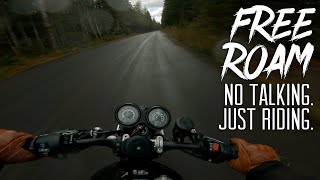 POV Ride Down A Washington Forest Road  Triumph Speed Twin 4K [upl. by Bronson]