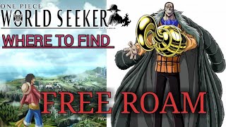 Where To Find Crocodile In One Piece World Seeker Free Roam [upl. by Edak]