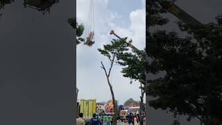 Ganesh immersion process at TankBund Hyderabad ganeshnimajjanam ganpatibappamorya ganpativisarjan [upl. by Saimerej]