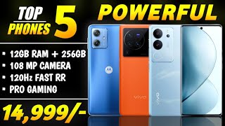 12GB  256GB  Top 5 Best amp Allrounder 5G Phones Under 15000 in 2024  108MP OIS Phones Under 15k [upl. by Purity989]