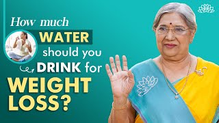 Drink WATER for Weight Loss  When amp How to Drink Water  Cold or Warm for Fat Loss  Dr Hansaji [upl. by Normandy27]