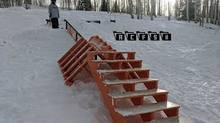 RCFS II  DIY Features at Wasatch Academy Snowpark [upl. by Onibas]