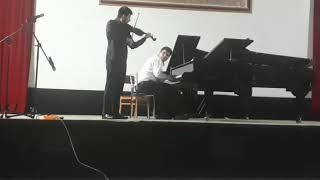 J BrahmsScherzo E BaghdasaryanNocturne PianoVahagn Vardanian ViolinSuren Gasparian [upl. by Fotinas]