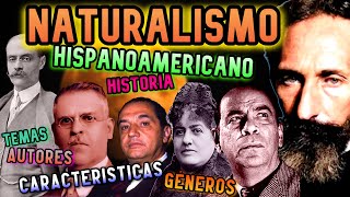 NATURALISMO en HISPANOAMÉRICA Características géneros autores y obras [upl. by Kassie]